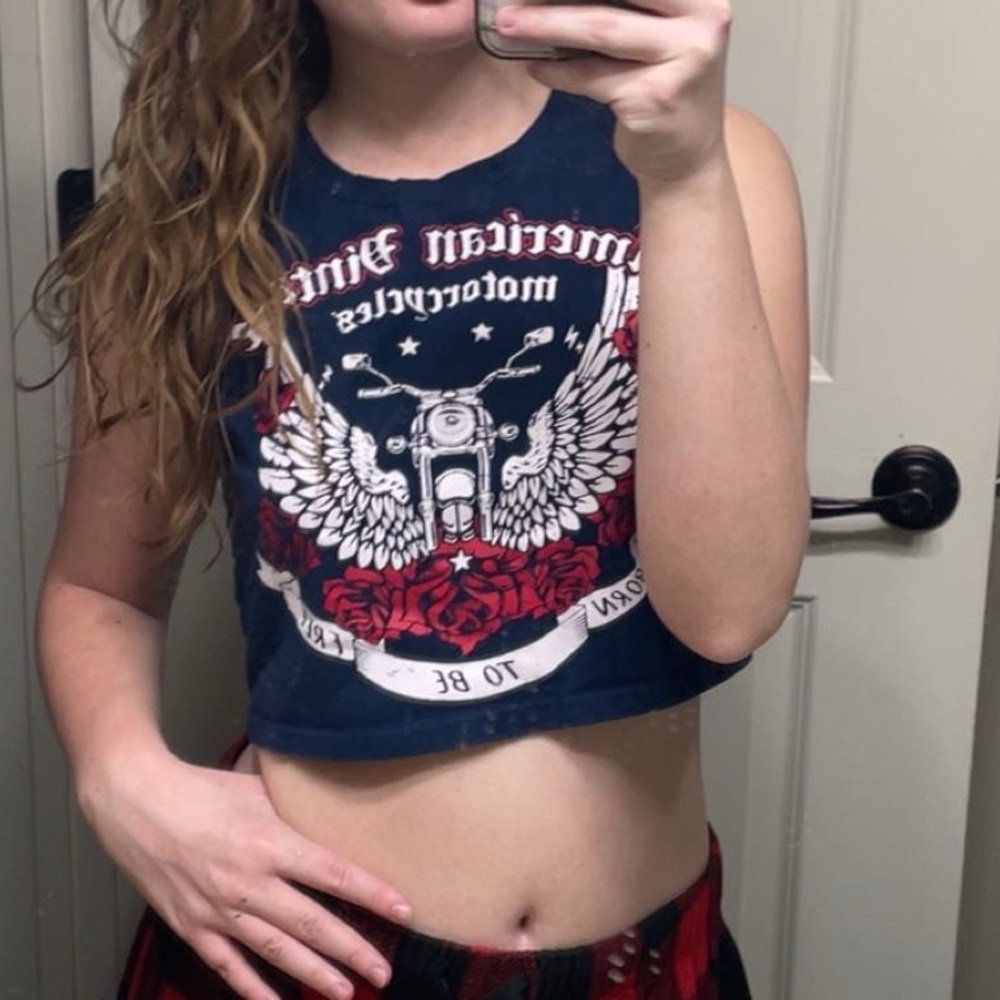 American Spirit Crop Top
